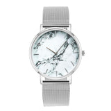 Luxury Mesh Band Marble Watch For Women - luxury-watch-resell